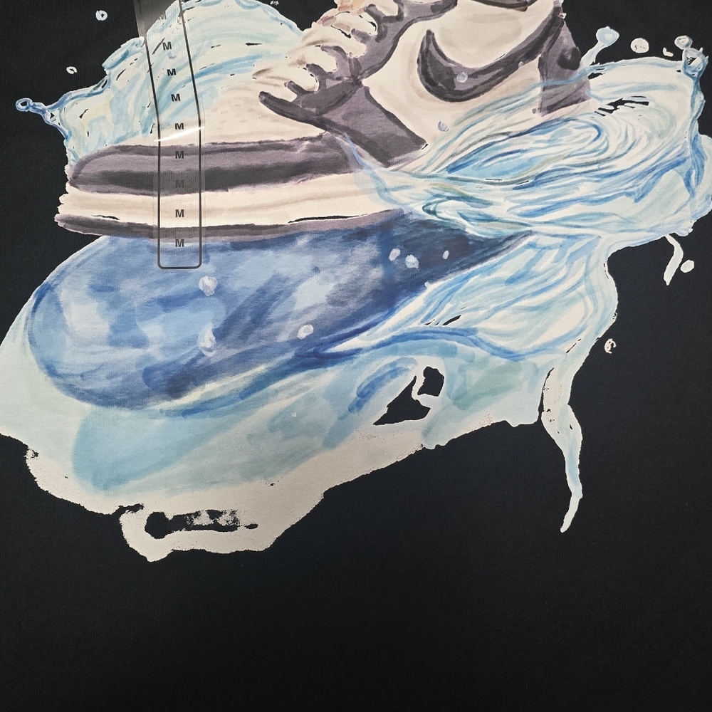 Jordan Black Tee with Sneaker Graphic - Picture 3 of 3